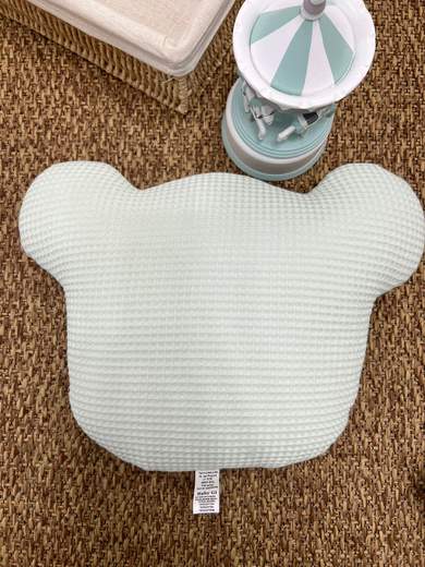 Cuscino in cotone a forma di cuore  VERDE NEST NT67/V -  NANU' BABY