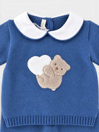 Completo nascita Neonato Blu TEDDY LOVE 518/I by BABY LORD