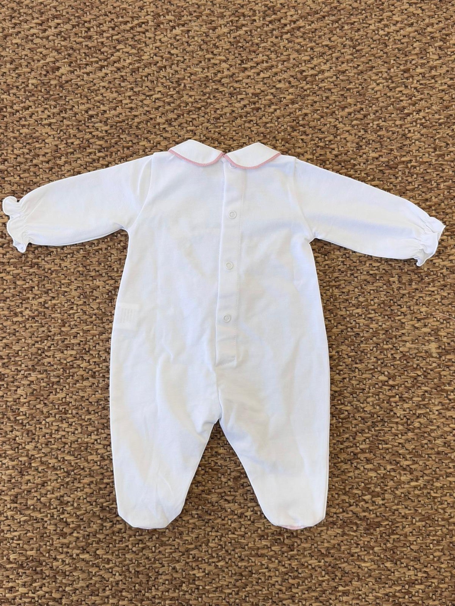 Tutina Neonata BIANCO EB2714 -  NANU' BABY