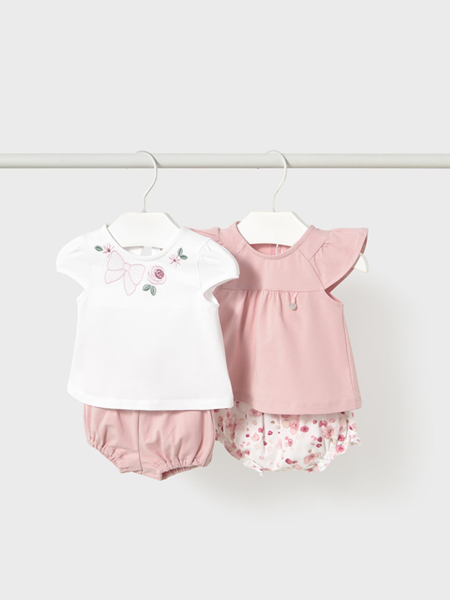 Completo punto 4 pezzi Bimba ROSA 1663 /RB -  NANU' BABY