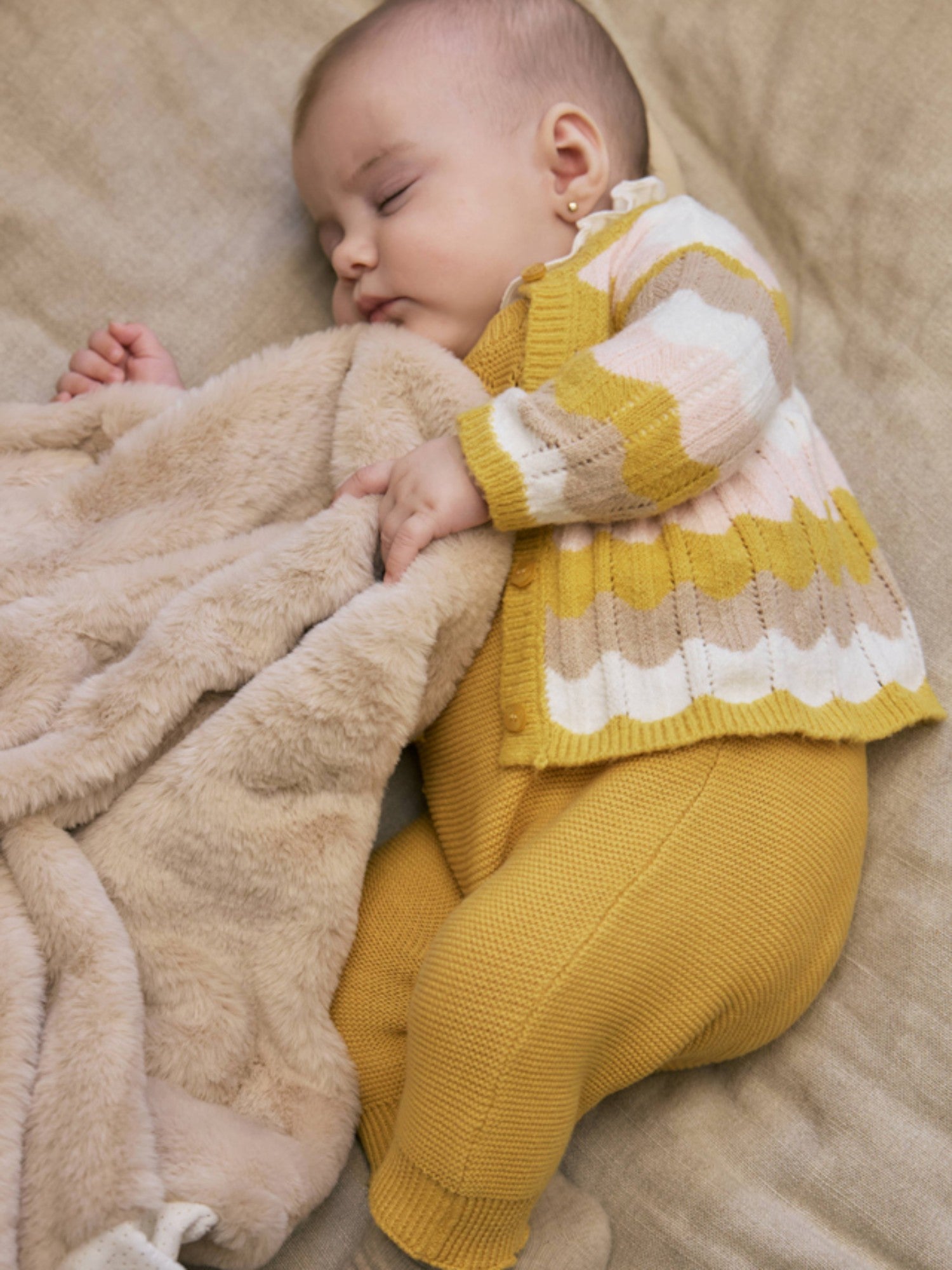 Coperta Neonata Beige 9955/55 -  NANU' BABY