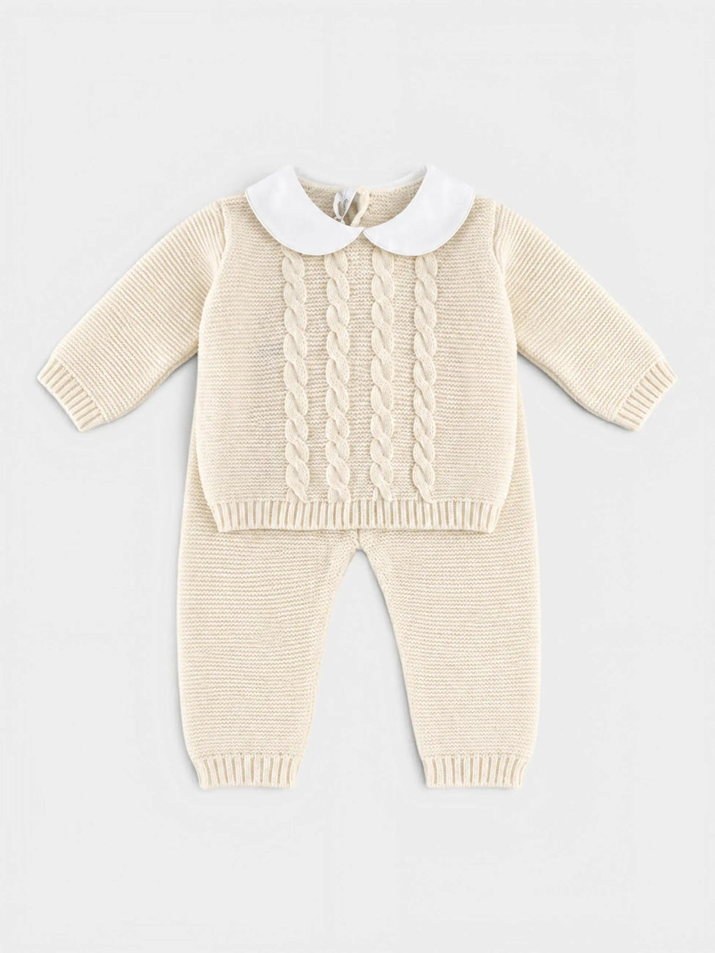 Completo nascita Neonato Panna BRAIDING 516/P by BABY LORD