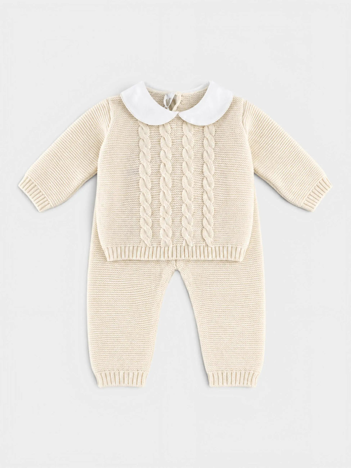 Completo nascita Neonato Panna BRAIDING 516/P by BABY LORD