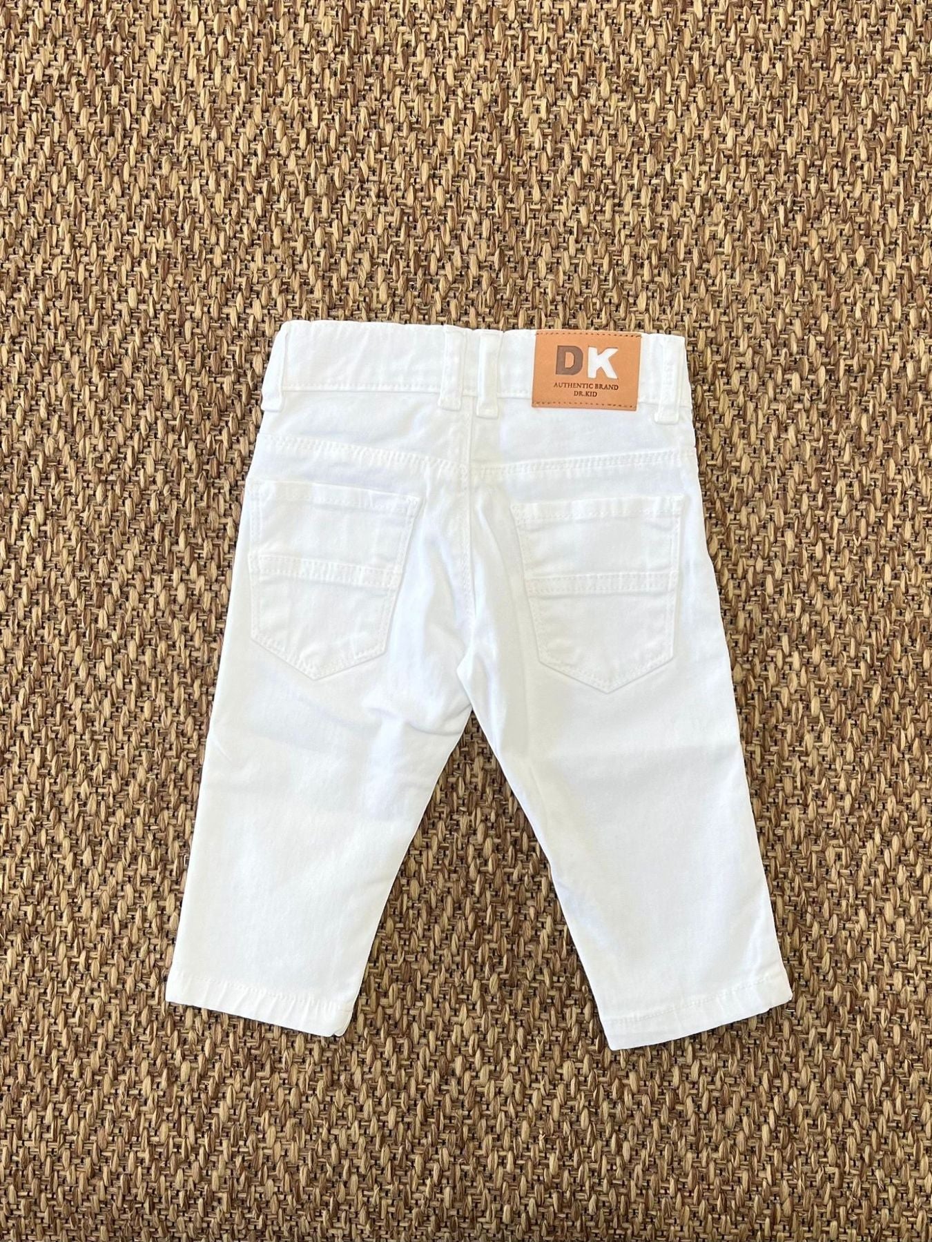 Pantaloni Bimbo BIANCO DK53/PV24 -  NANU' BABY