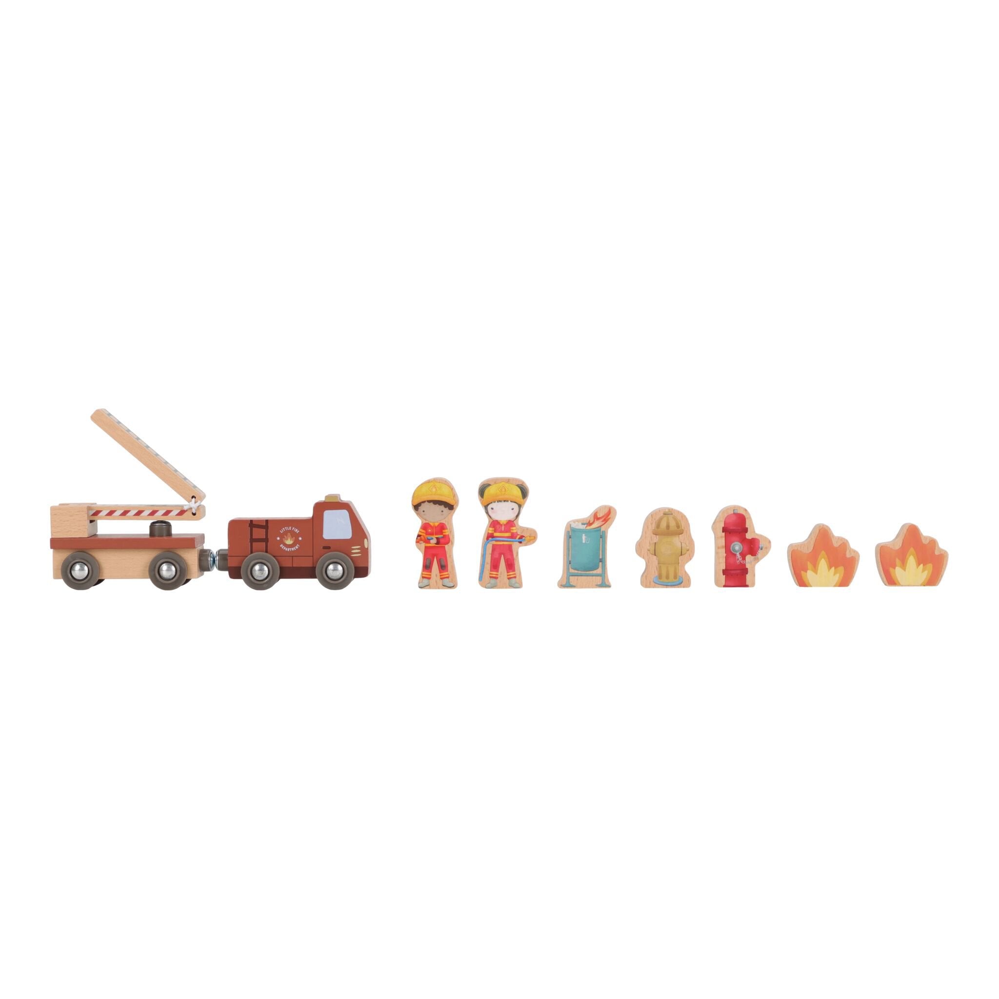 Multicolor Wooden Fire Station LD2538