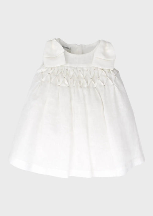 Abito Bimba Bianco L1224 by SARTORIA DEI PICCOLI