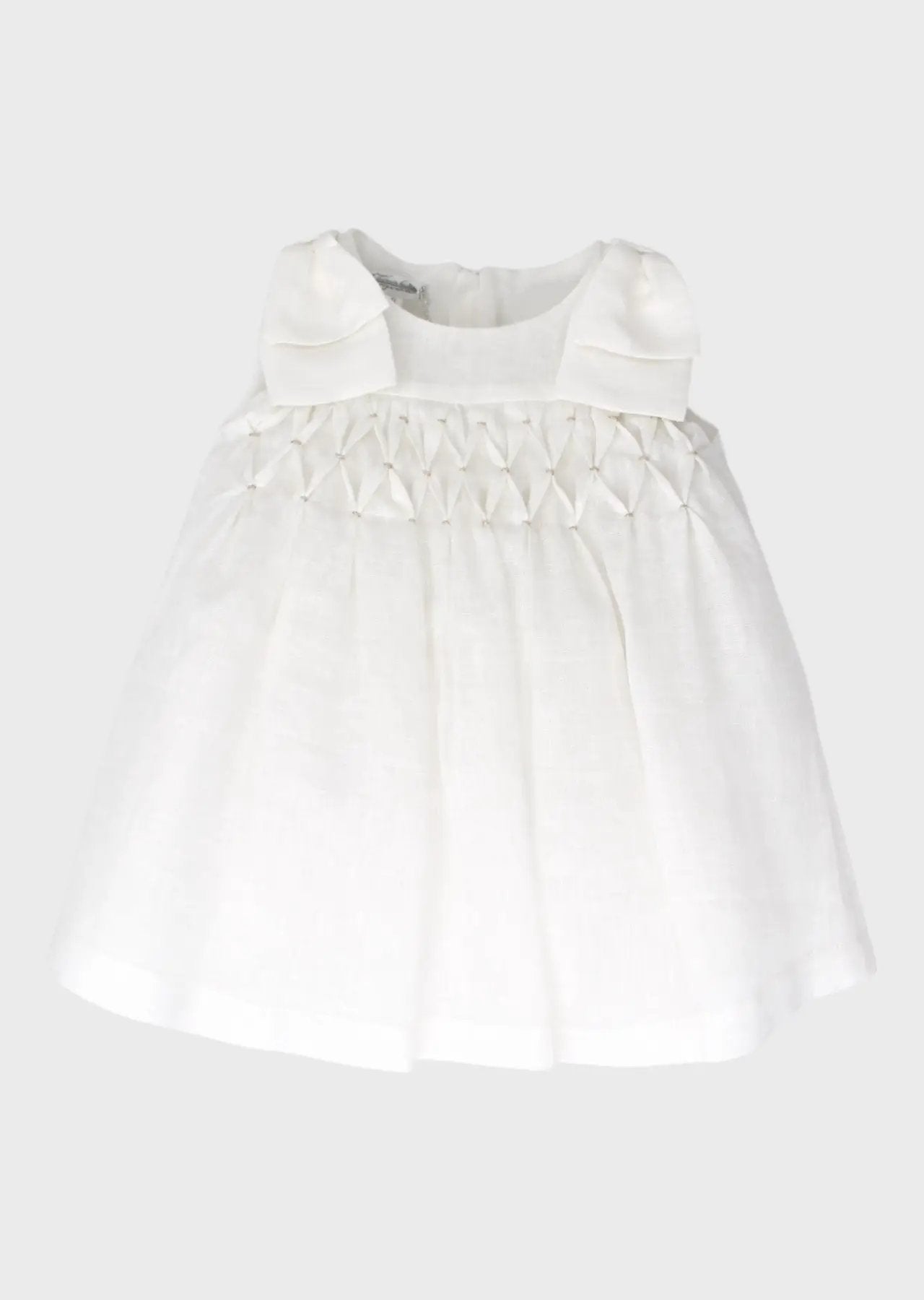 Abito Bimba Bianco L1224 by SARTORIA DEI PICCOLI