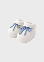 Babbucce Neonato Bianco INGLESE/752-B by BABY LORD
