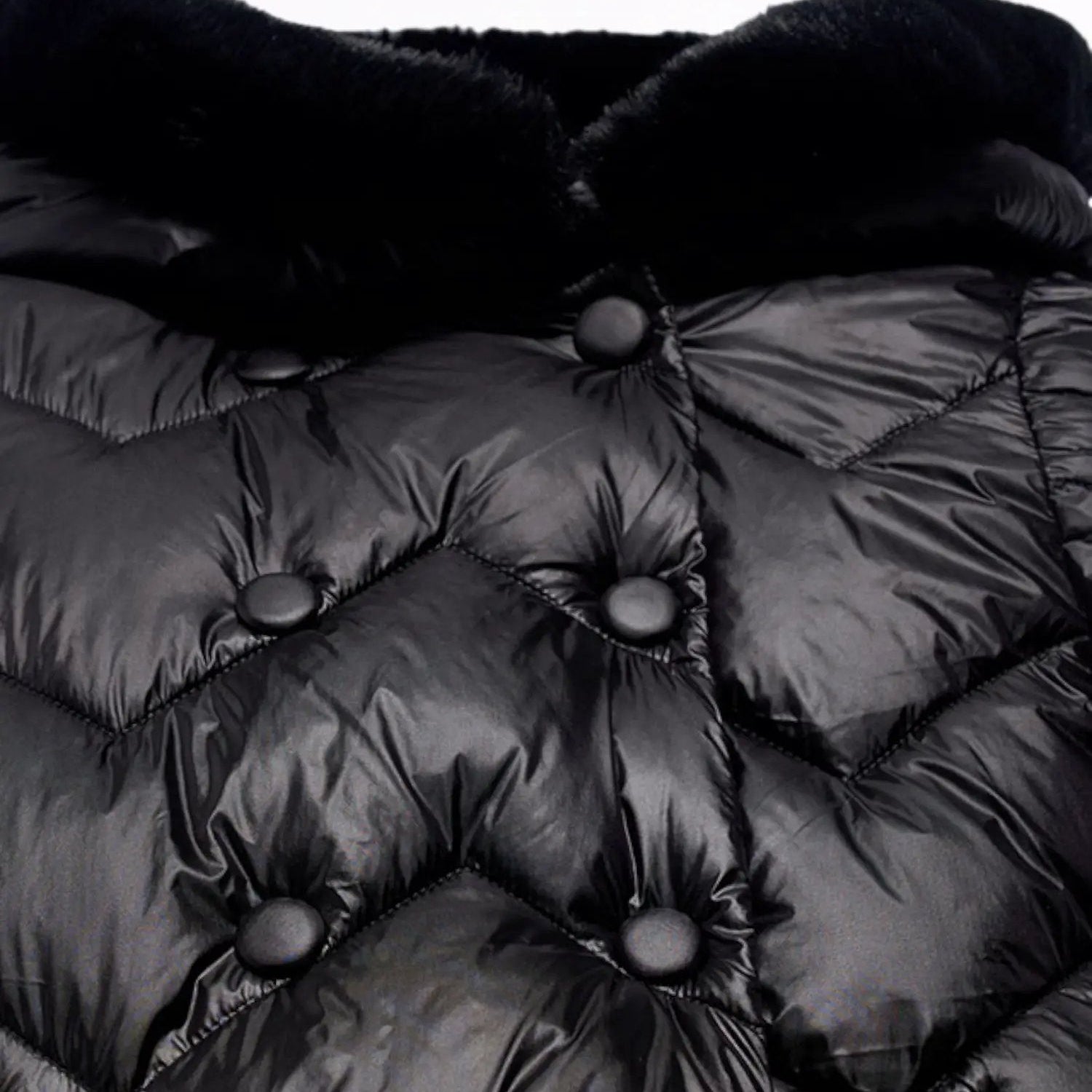 Cappotto Bimba Nero 5847/10 by ABEL & LULA