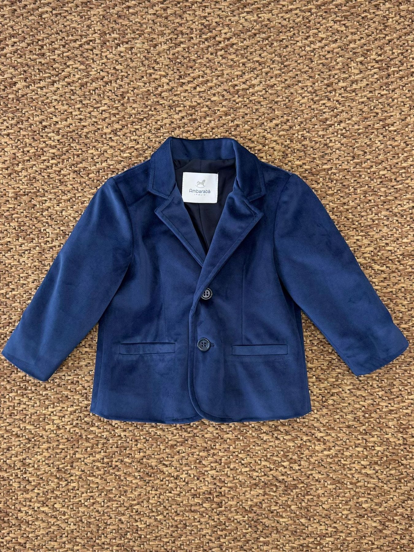 Giacca velluto Bimbo BLU FM38167 -  NANU' BABY