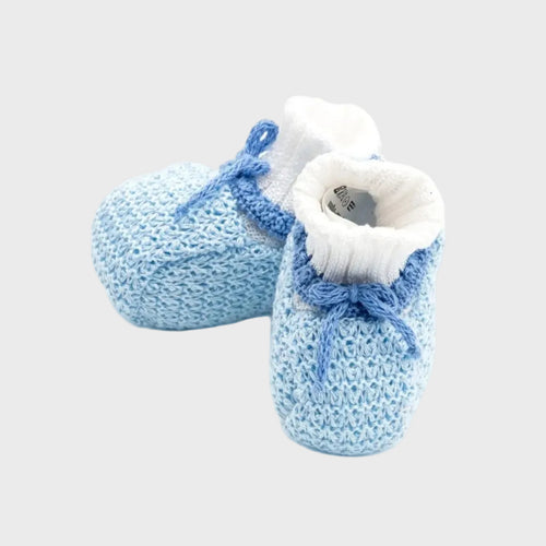 Babbucce Neonato Bianco EL36S/C by STELLA