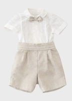 Completo Cerimonia Bimbo Beige 1/6329-B by PONTO POR PONTO