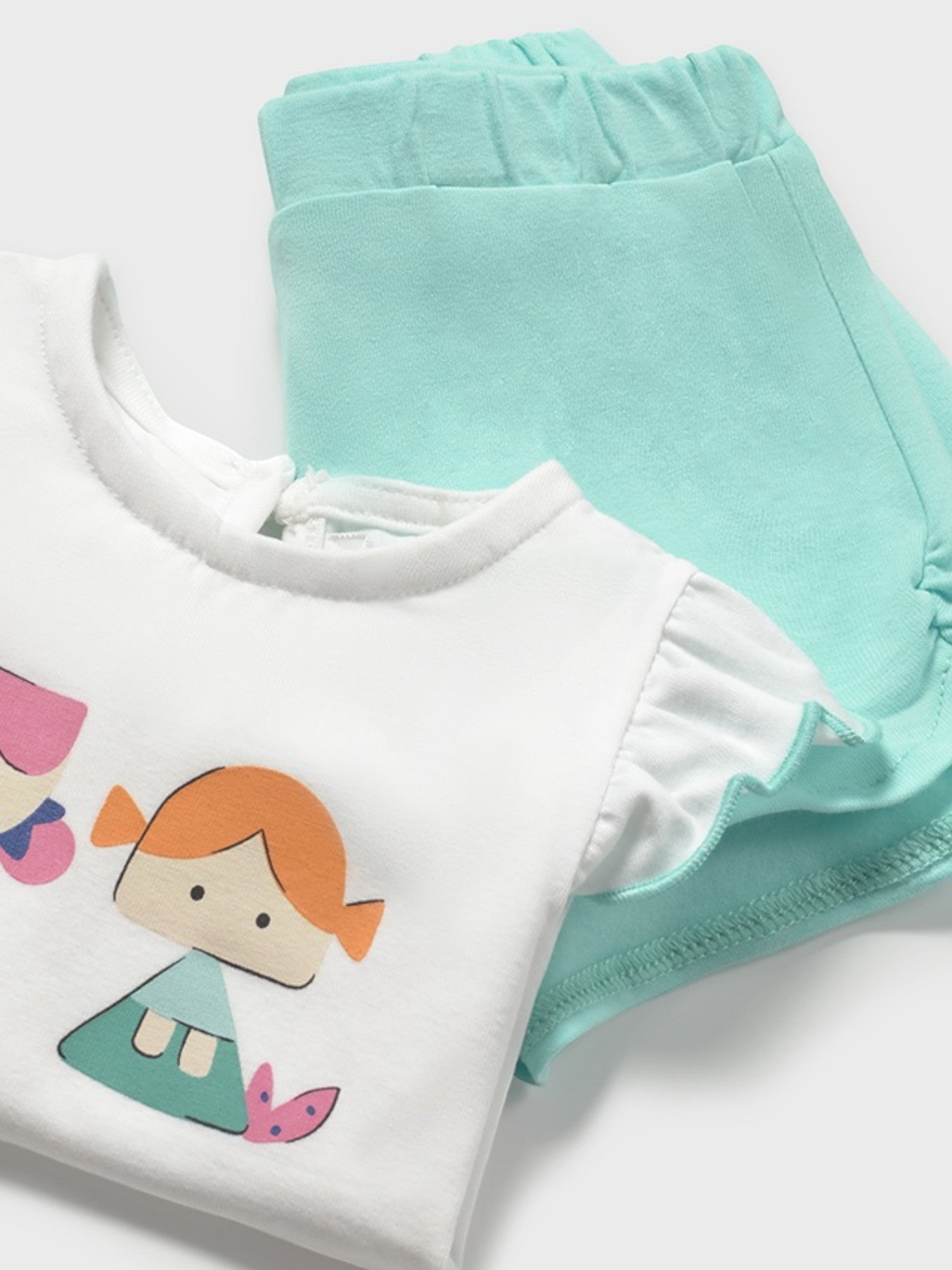 Completo punto 4 pezzi Bimba VERDE 1671 /V -  NANU' BABY