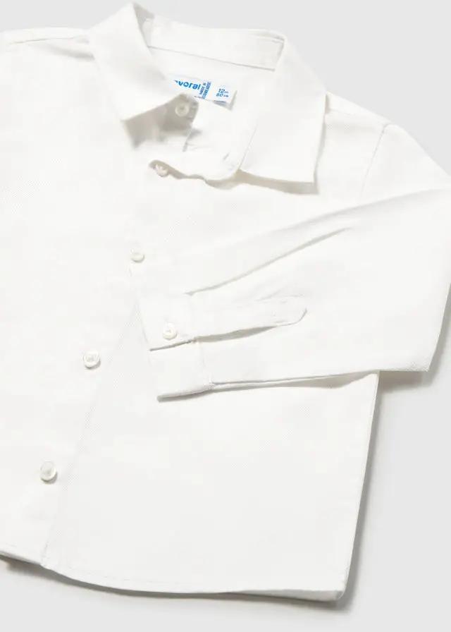 Camicia Bimbo Bianco 124/28 by MAYORAL