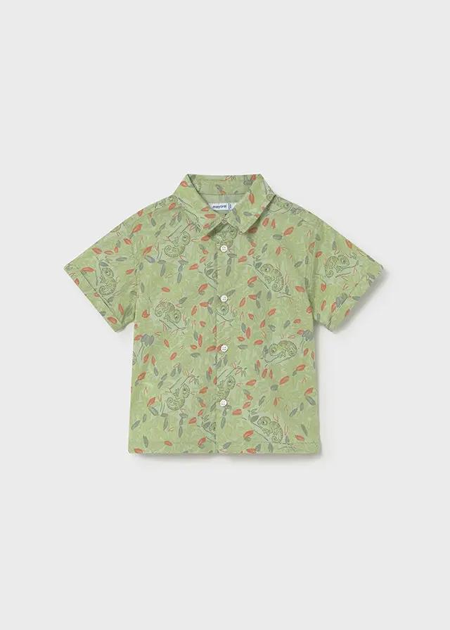 Camicia Bimbo Verde 1114/32 by MAYORAL