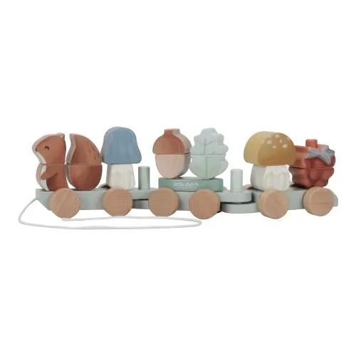 Trenino Multicolore LD7235 by LITTLE DUTCH