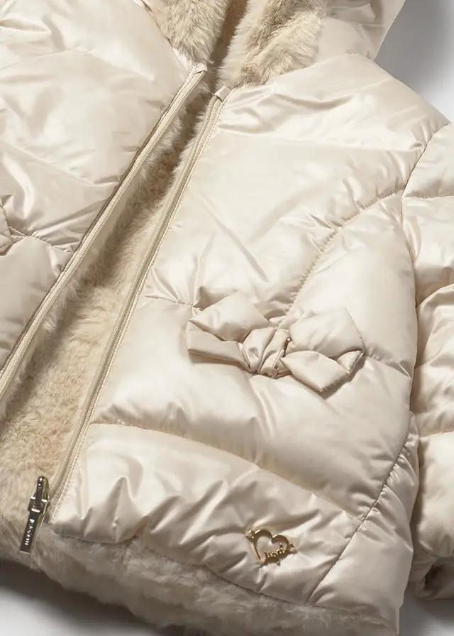Cappotto Bimba Avorio 2435/80 by MAYORAL