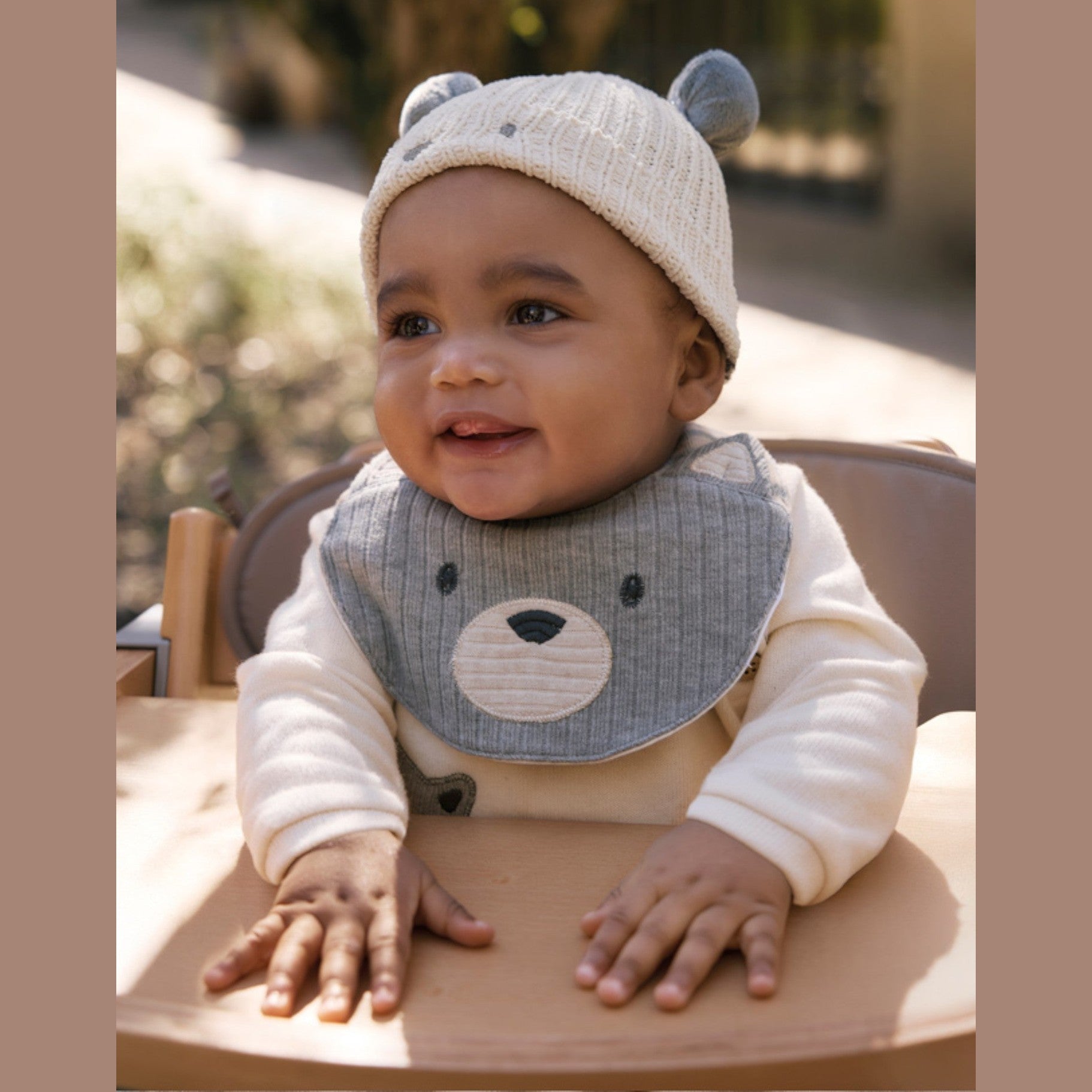 Bavetta Neonato Grigio 9951/46 -  NANU' BABY