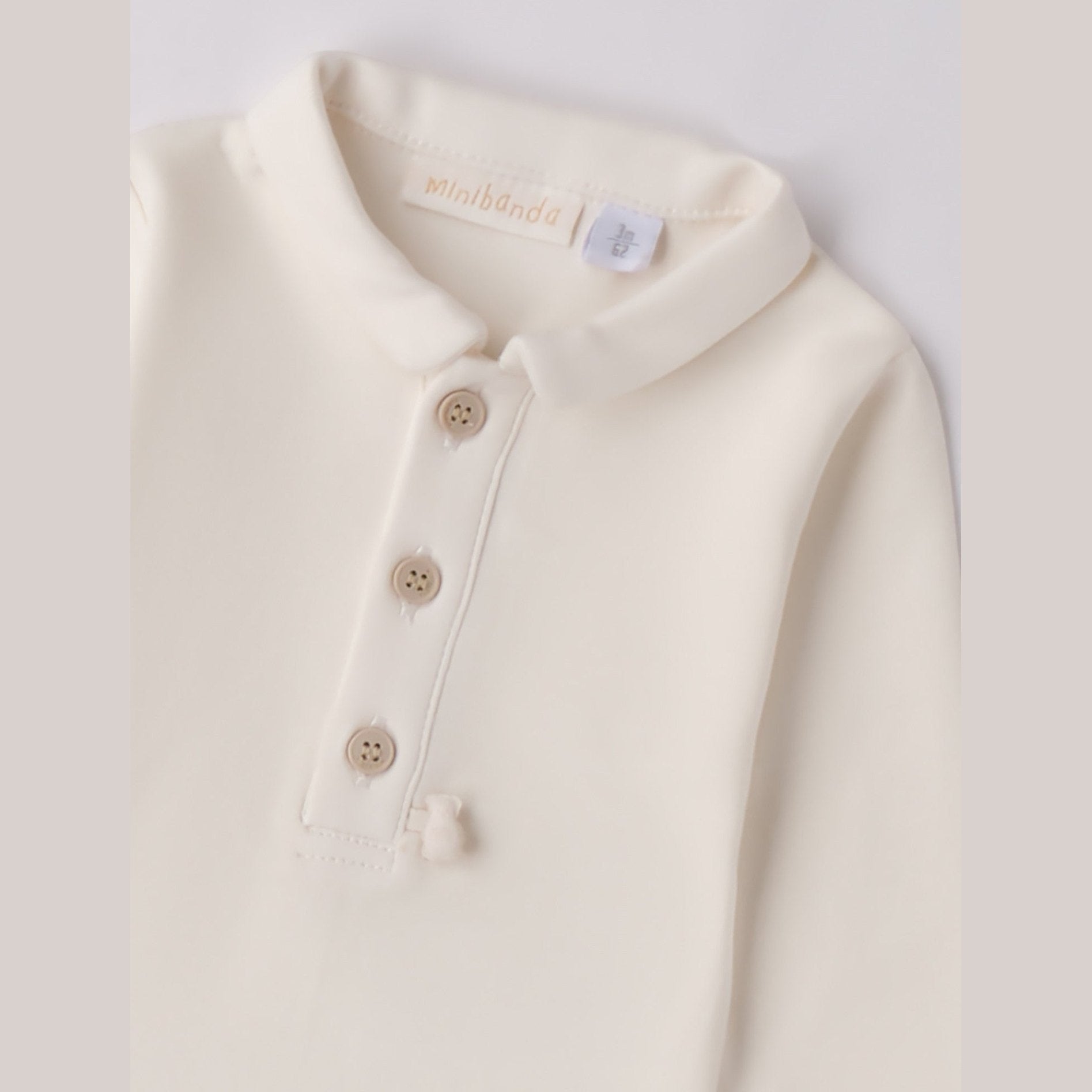 Body Ml Neonato Bianco 3F631/112 -  NANU' BABY