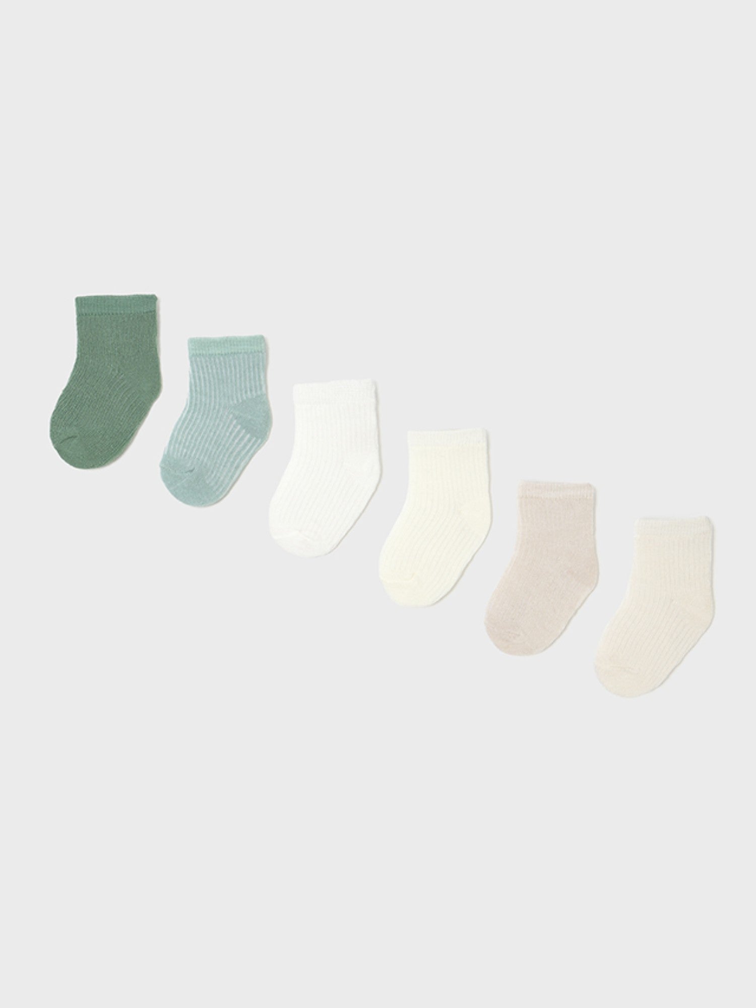 Set 6 calzini  VERDE 9860 /V -  NANU' BABY
