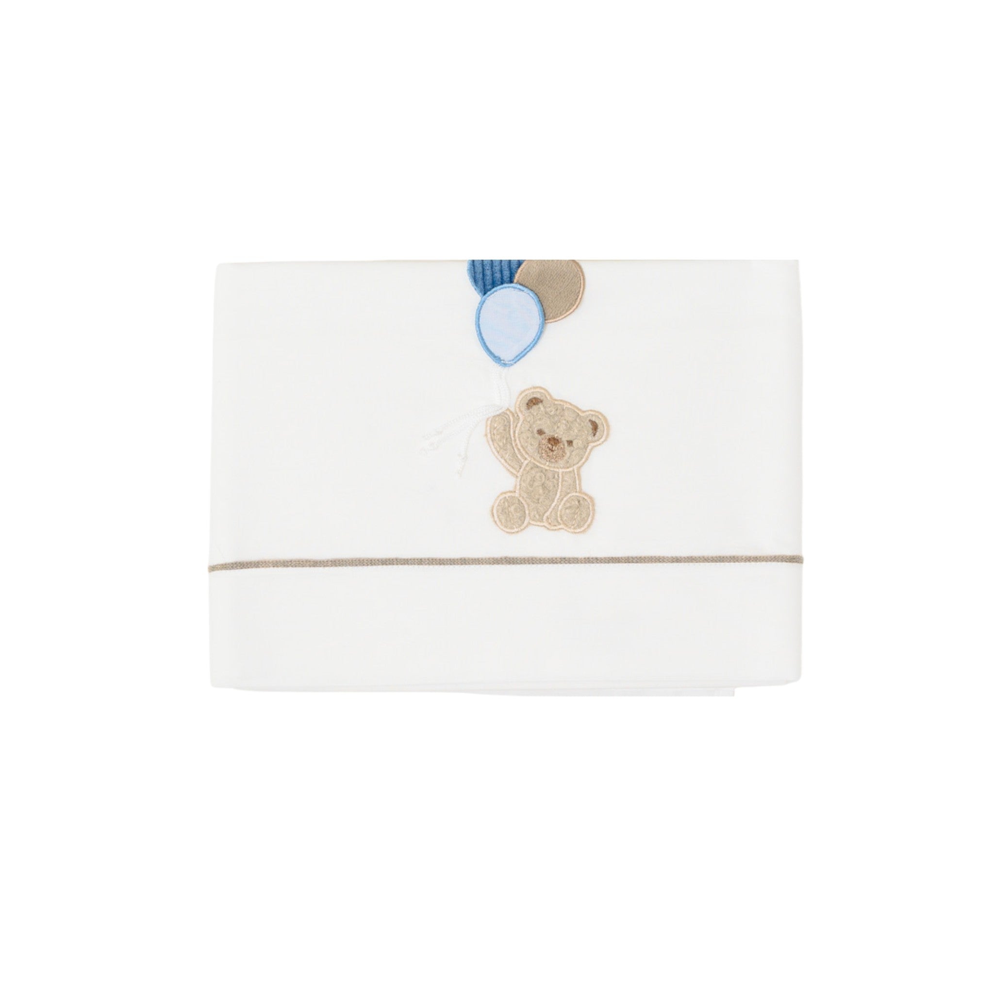 Lenzuolino Neonato Cotone Azzurro SARTORIA DEI PICCOLI (cod. LL1110)