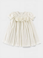 Abito Bimba Panna L/1323 by SARTORIA DEI PICCOLI