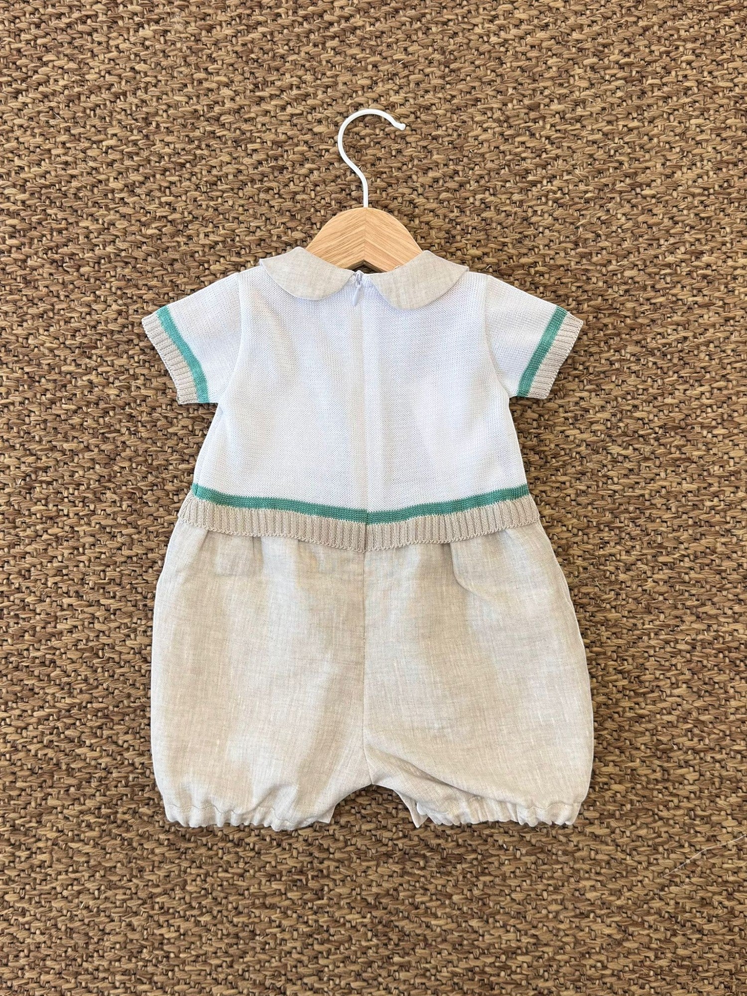 Pagliaccetto Neonato AVORIO 7613 -  NANU' BABY
