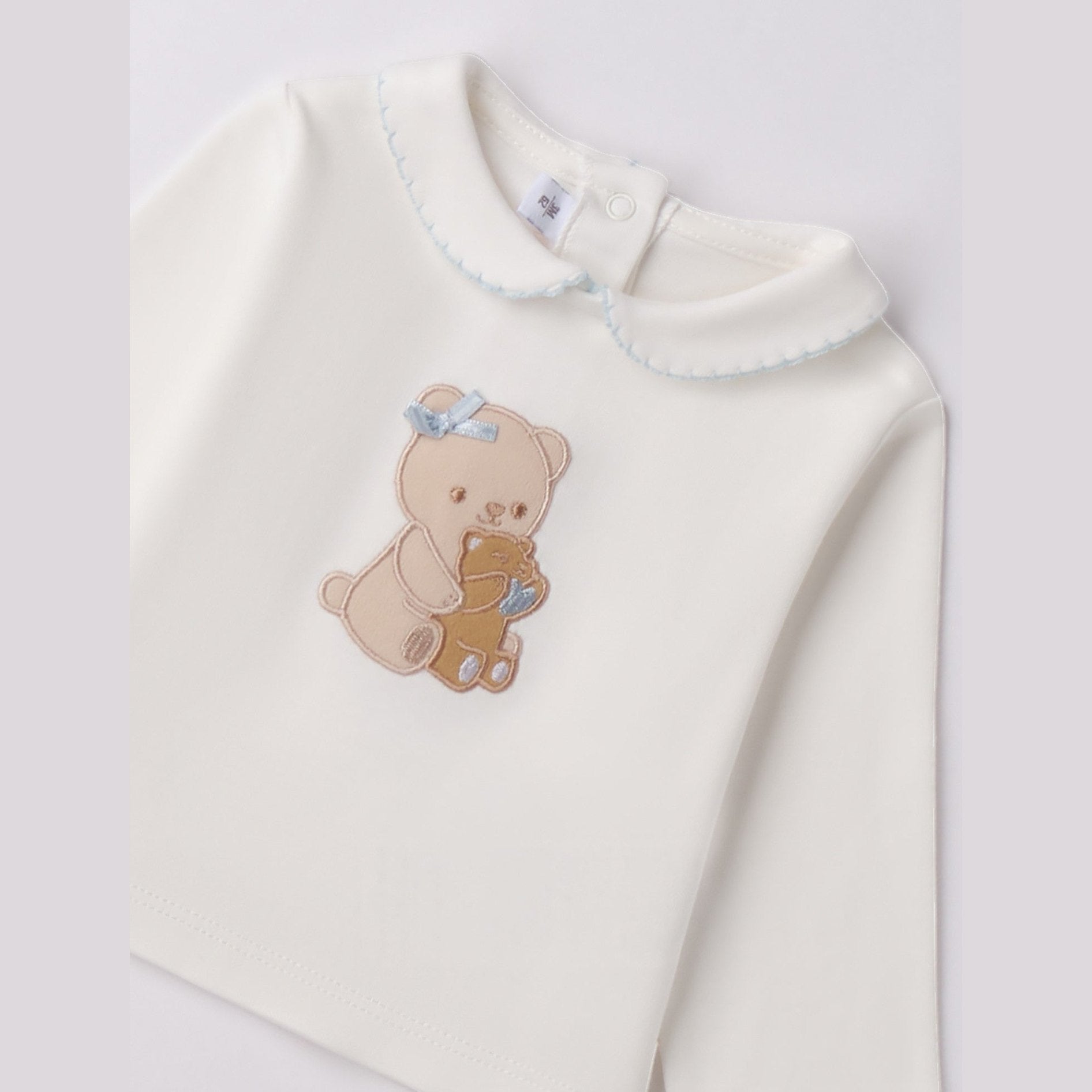 Girocollo Ml Bimba Bianco 3F749/112 -  NANU' BABY