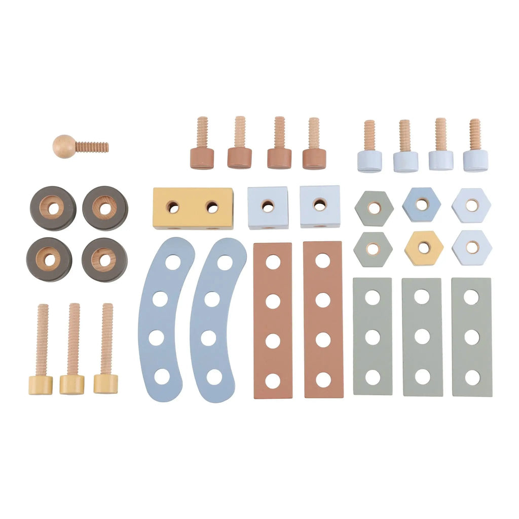 Minibanco da lavoro Multicolore LD2545 by LITTLE DUTCH