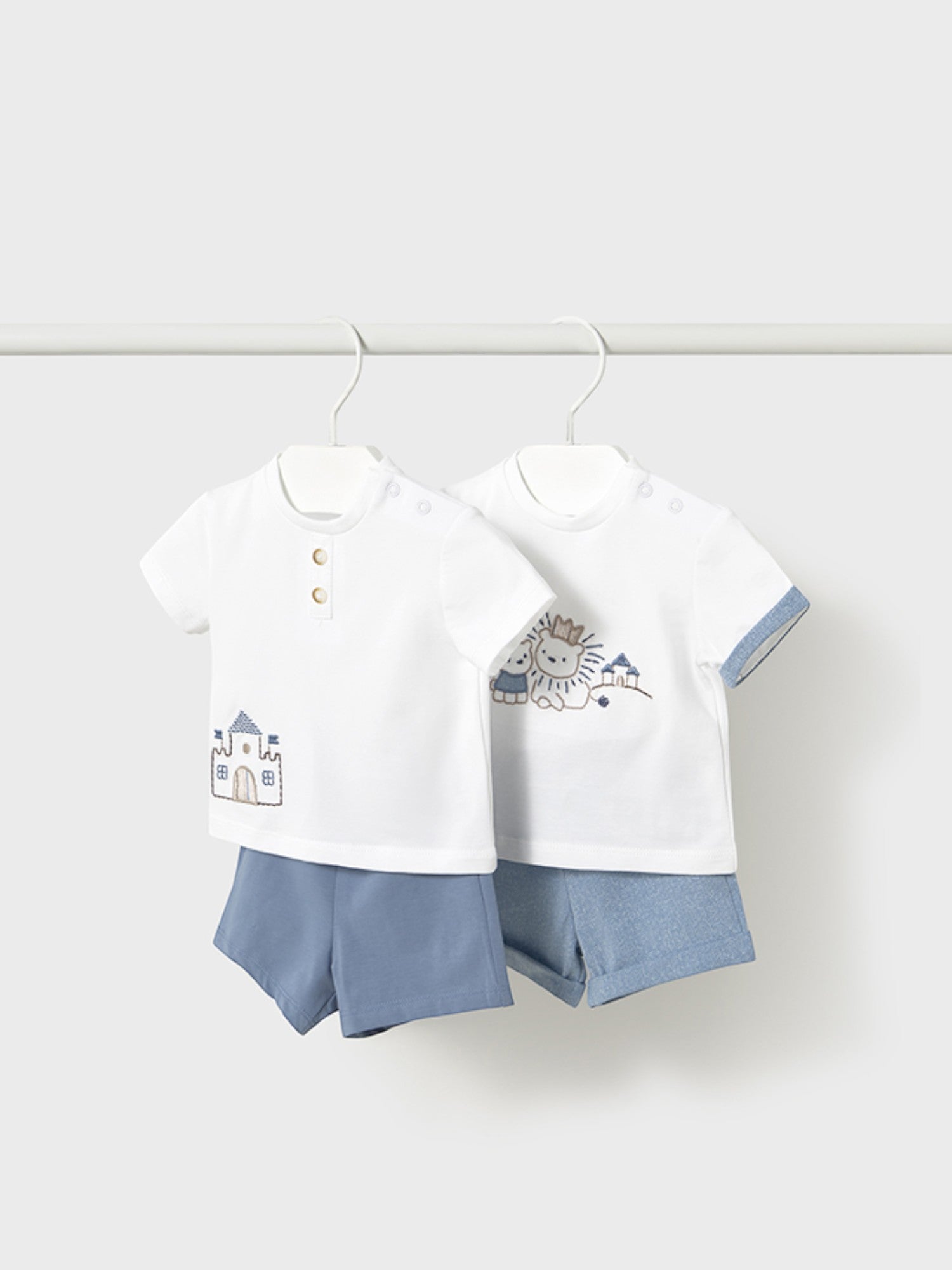 Completo punto 4 pezzi Bimbo AZZURRO 1610 /A -  NANU' BABY