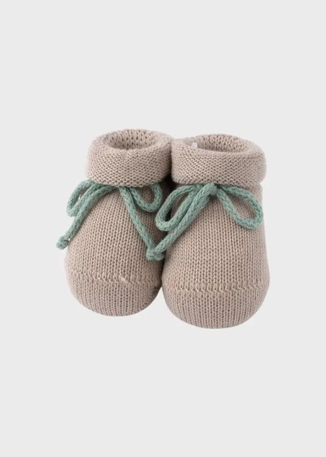Babbucce Neonato Avorio MARINARETTO 752 by BABY LORD