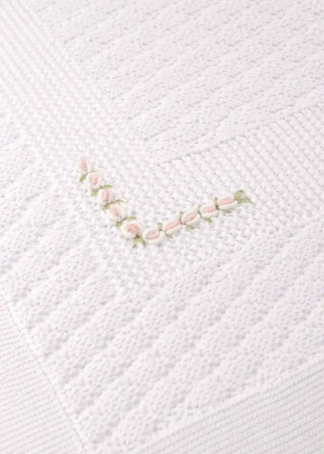 Coperta Neonata Rosa SAIT/CO-R by PICCOLA GIUGGIOLA