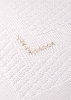 Coperta Neonata Rosa SAIT/CO-R by PICCOLA GIUGGIOLA