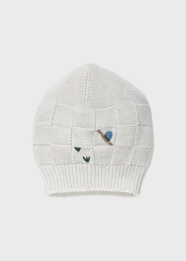 Cuffia Neonato Bianco MARIO/CU by PICCOLA GIUGGIOLA