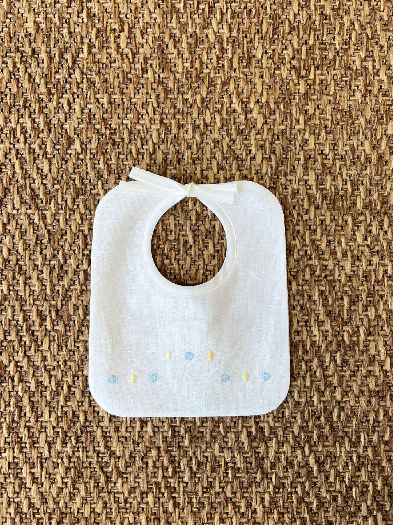 Bavetta ricamo Neonato CIELO EP51BAV -  NANU' BABY