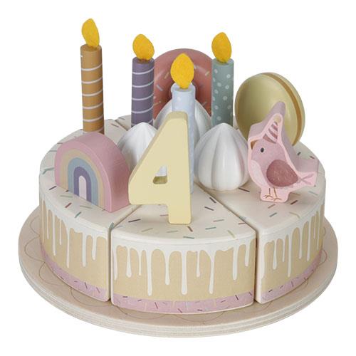 Torta di compleanno in legno  - 26 pezzi  AL CAMPIONE LD8015 -  NANU' BABY