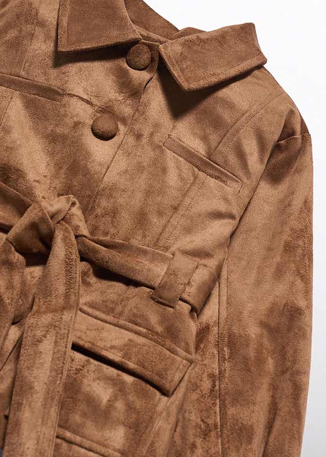 Cappotto Bimba Marrone 5887/5 by ABEL & LULA