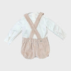 Completo Cerimonia Bimbo Beige 1/6417-B by PONTO POR PONTO
