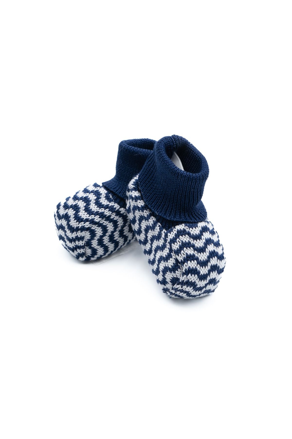 Babbucce Onde Neonato BLU EL93S -  NANU' BABY