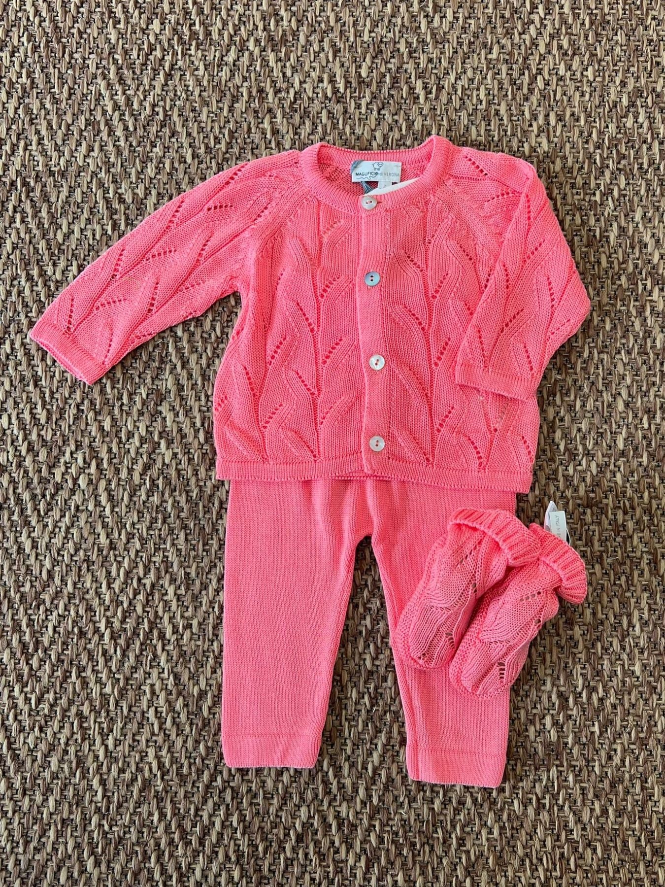 Completo nascita Spiga Neonata CORALLO SPIGA 45155 -  NANU' BABY