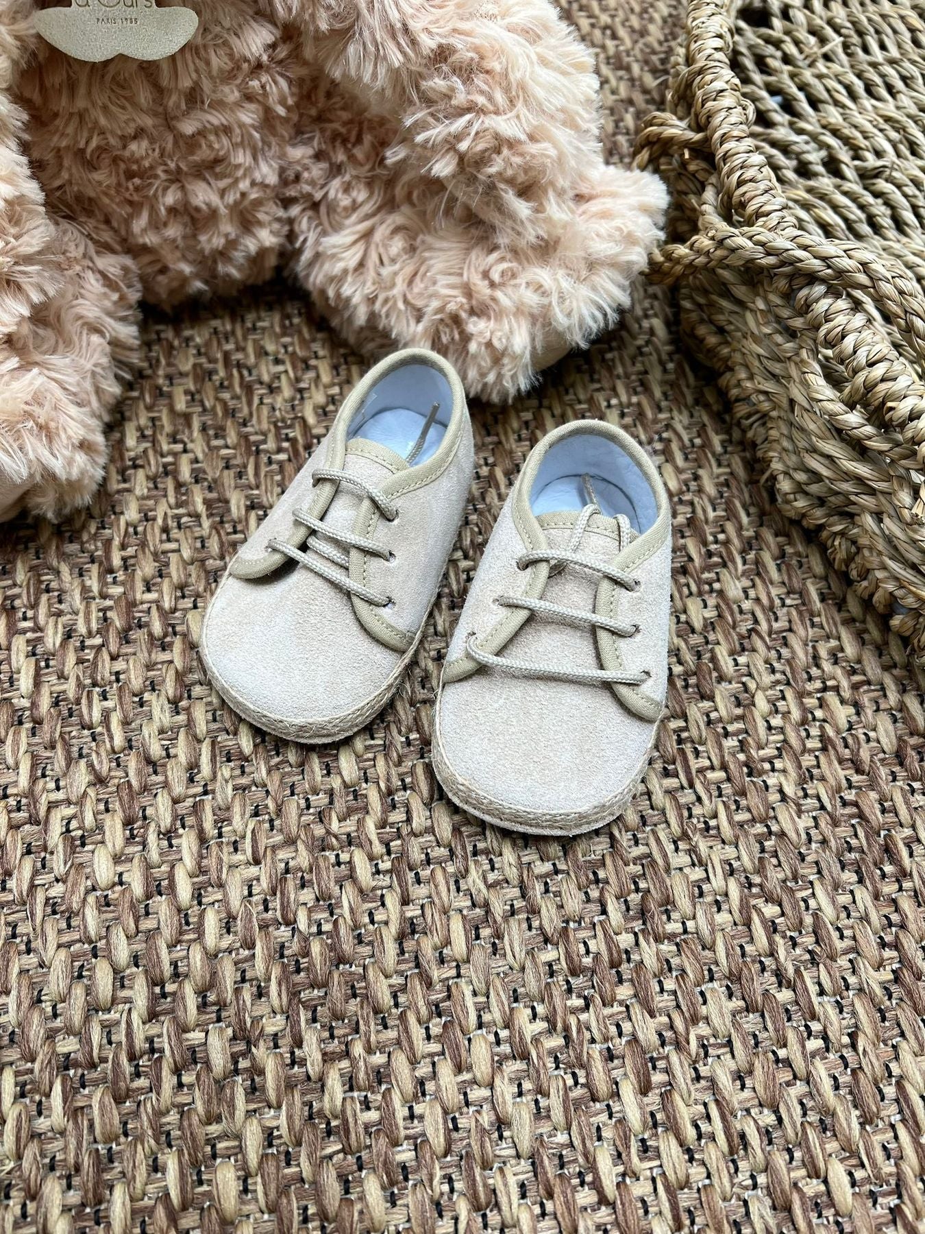 Espadrillas stringata Bimbo AVORIO A3020 -  NANU' BABY