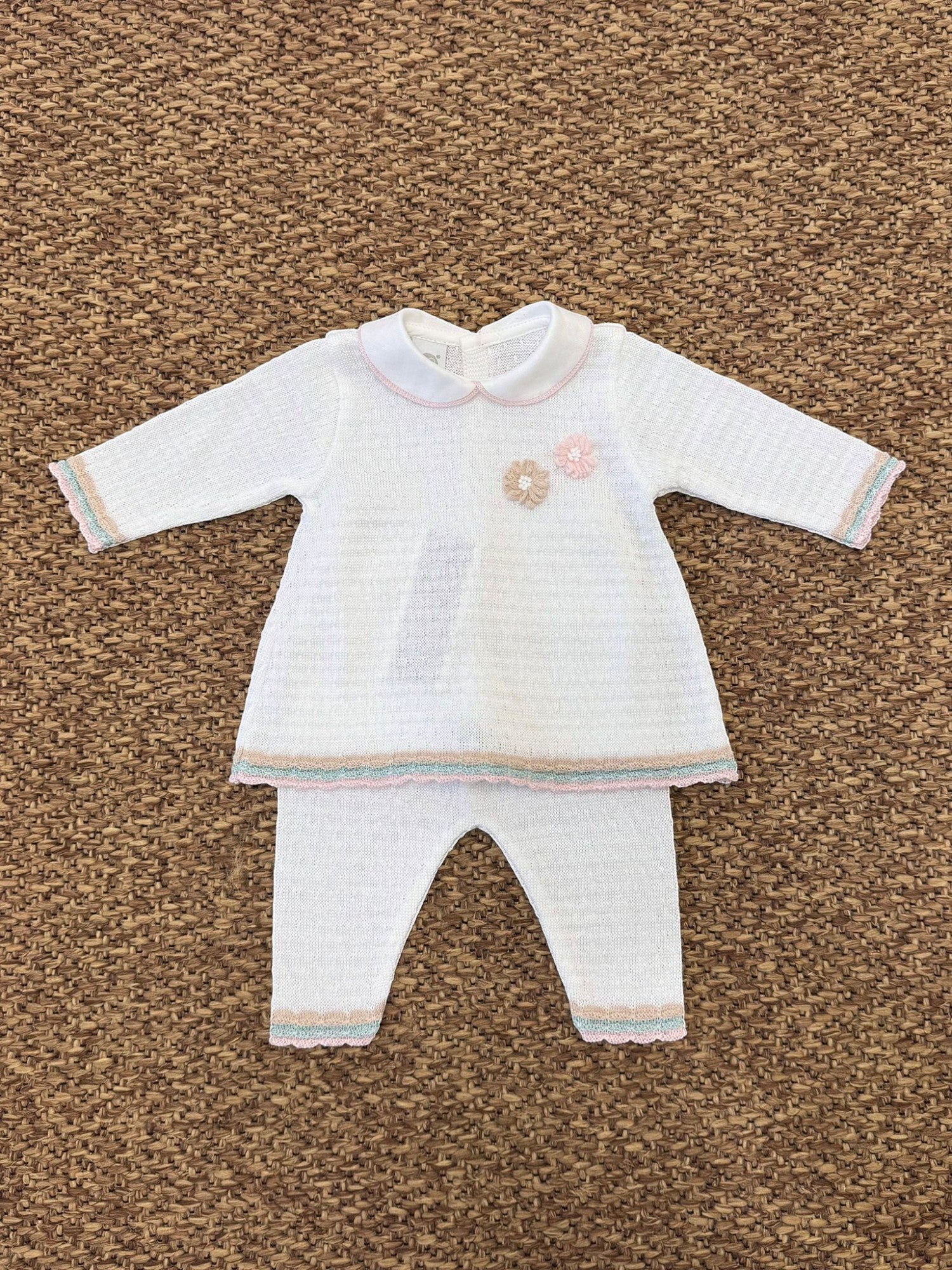 Completo nascita Neonata BIANCO EB1519 -  NANU' BABY