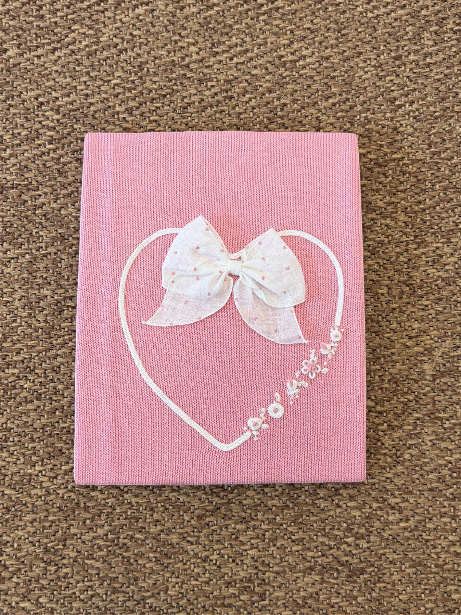 Coordinato Cuore Neonata ROSA TAORMINA 01 -  NANU' BABY