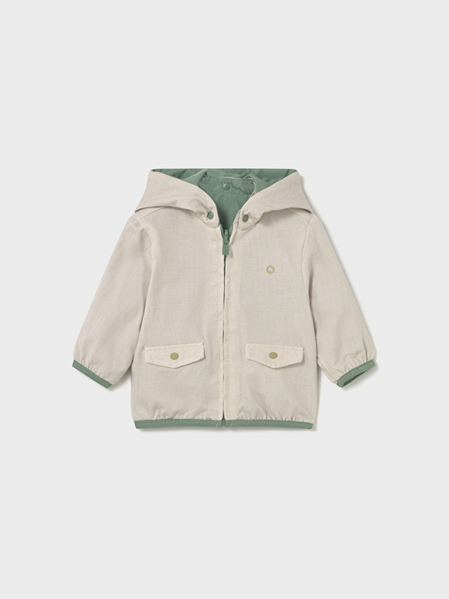 Giacca a vento reversibile Bimbo VERDE 1456 /V -  NANU' BABY