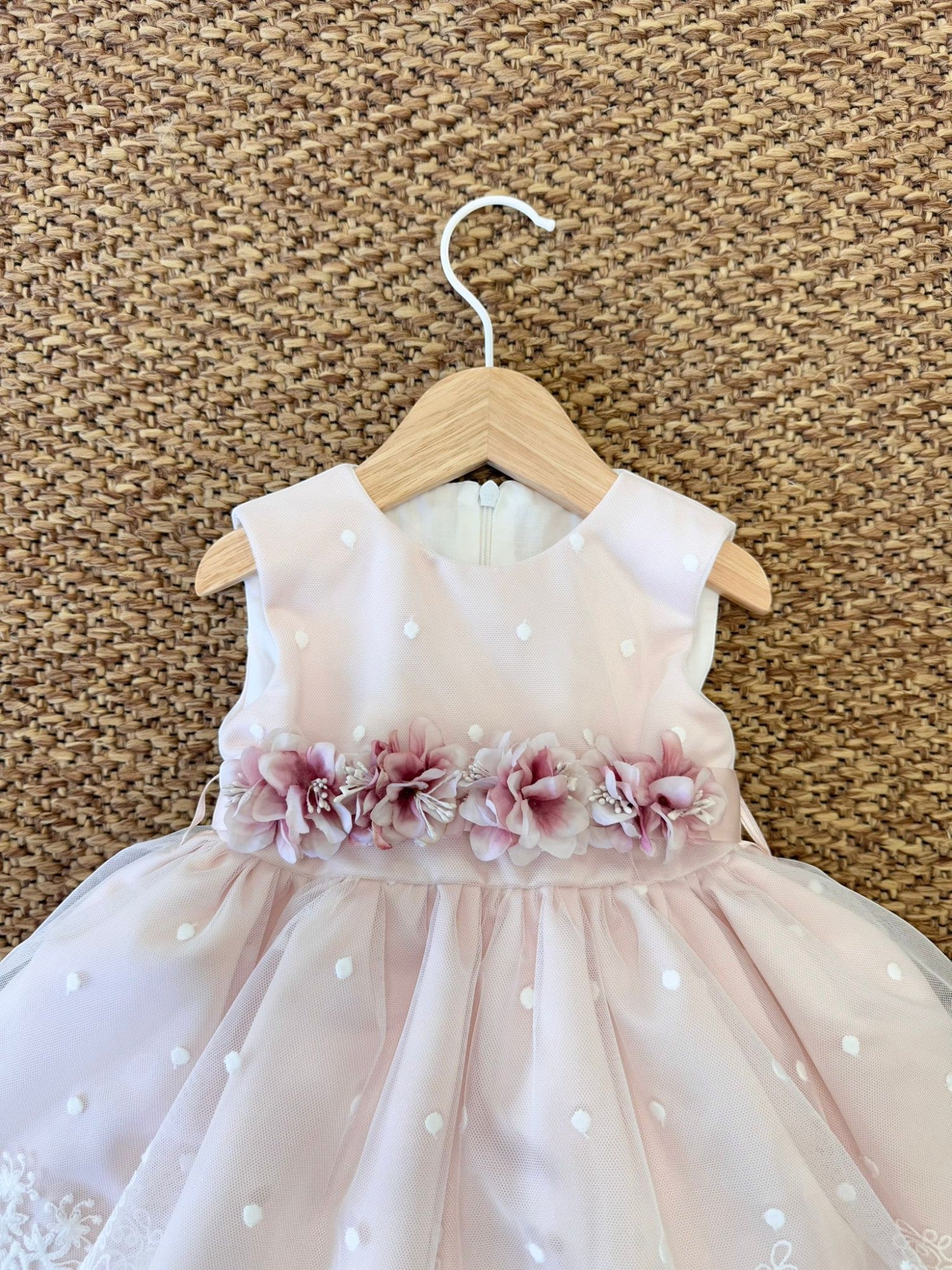 Abito  Cerimonia Bimba ROSA B0436A -  NANU' BABY