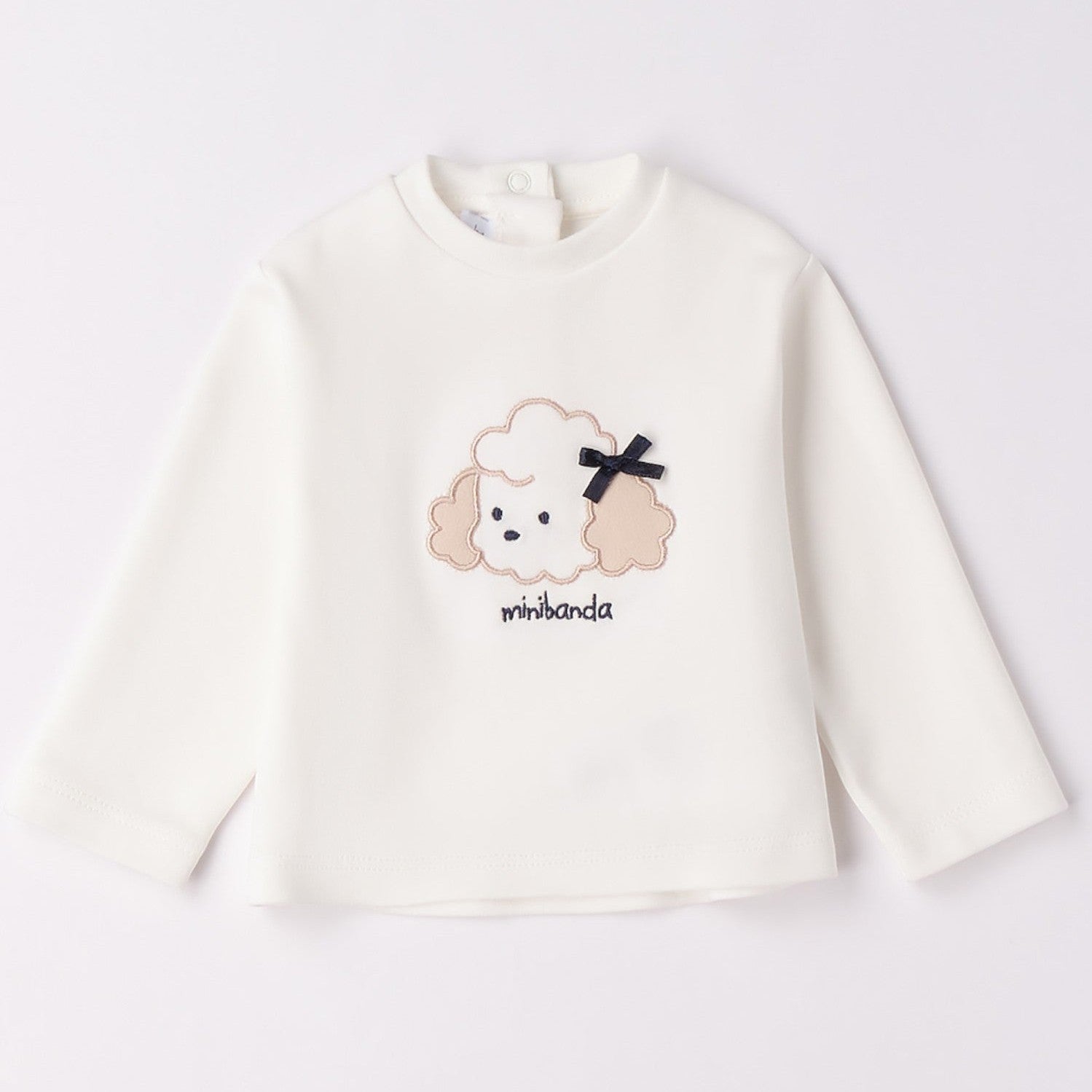Girocollo Ml Bimba Bianco 3F715/112 -  NANU' BABY