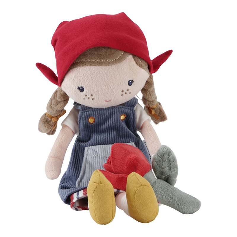 Bambola coccolosa Contadina olandese Rosa  MULTICOLORE LD4564 -  NANU' BABY