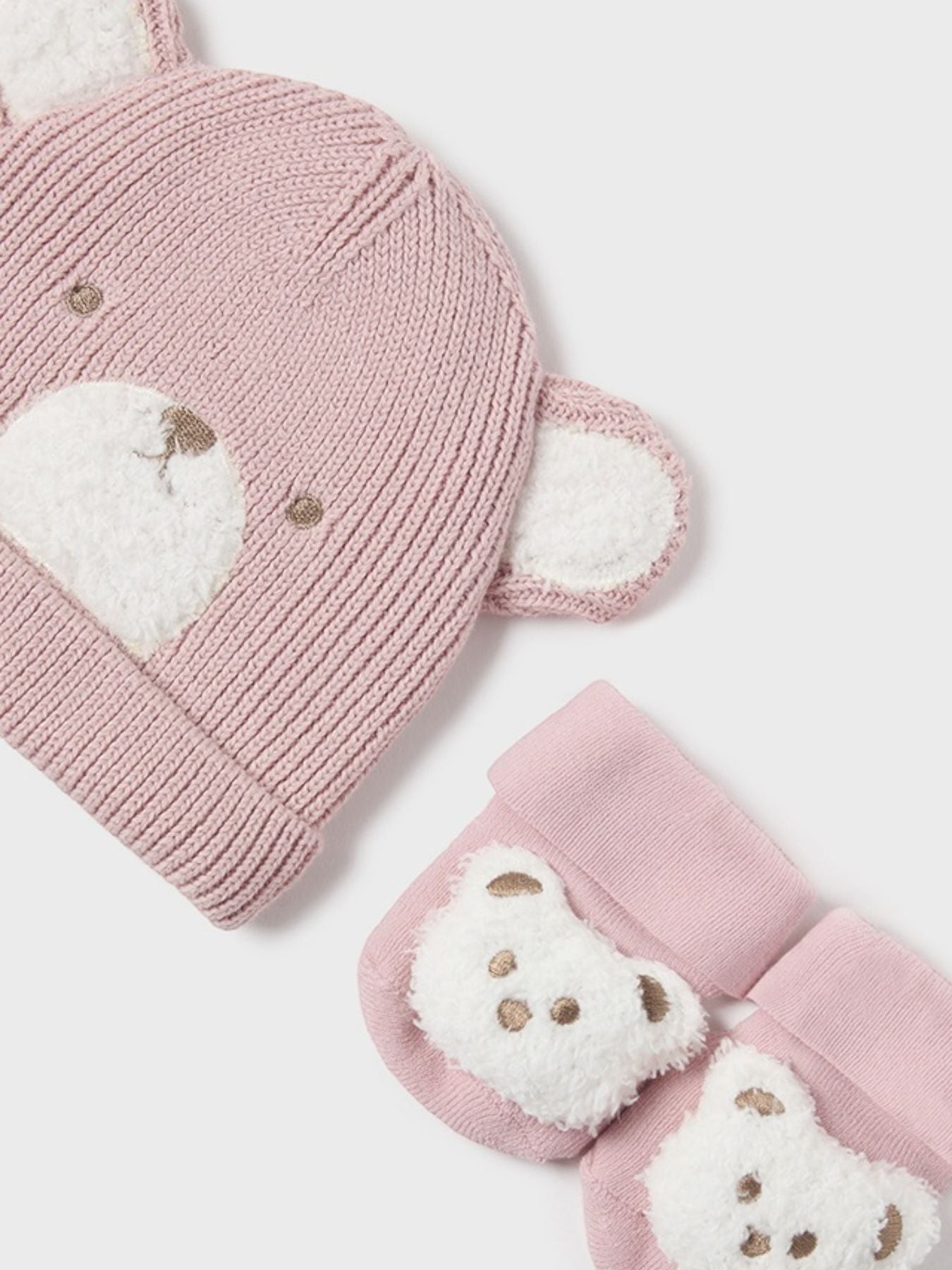 Set cappello e calzini  ROSA 1G-9770/R -  NANU' BABY