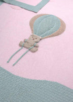 Coperta Neonata Rosa EK5080/R by MARLU'