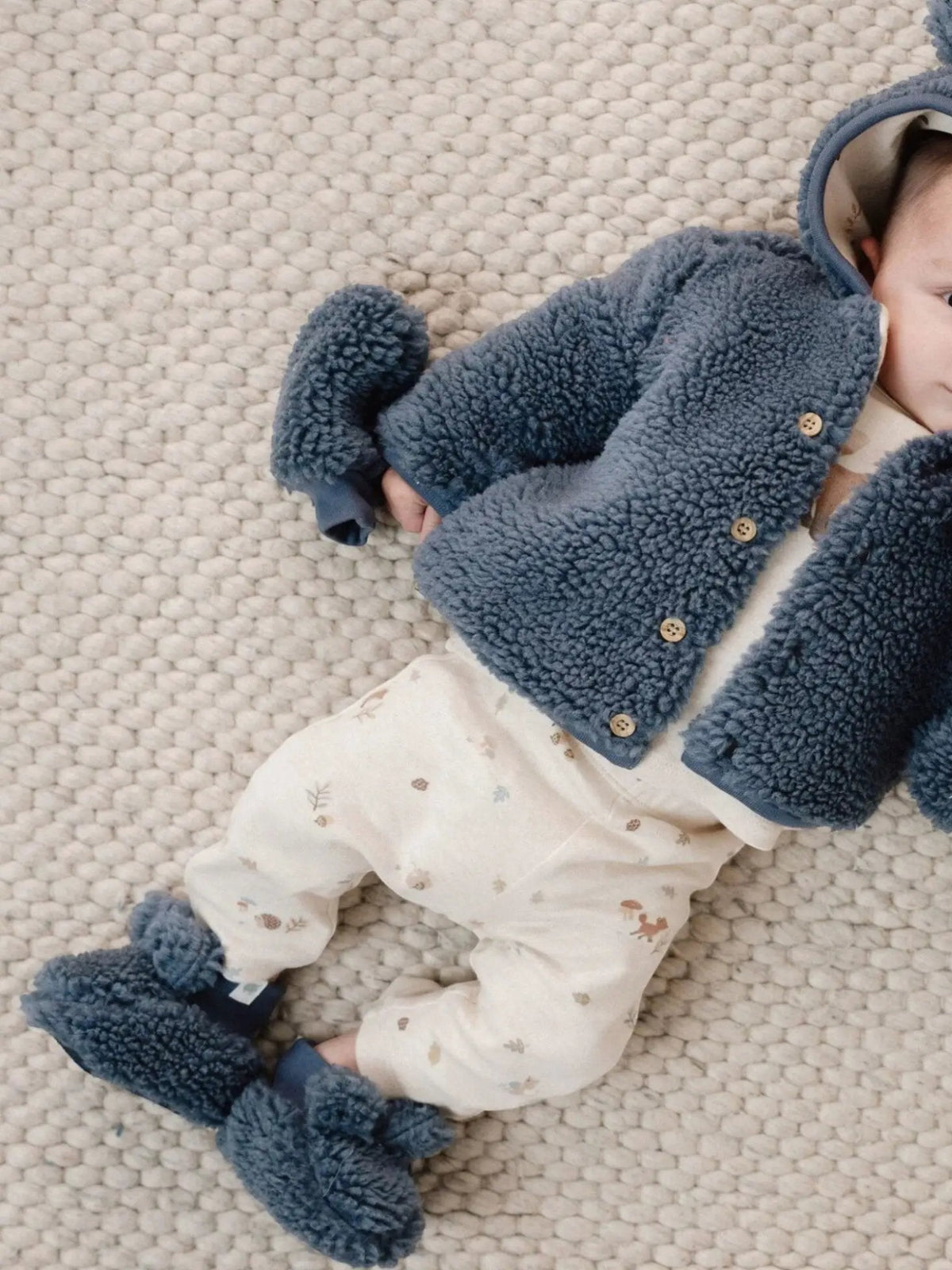 Babbucce Neonato Blu CL25099098 by LITTLE DUTCH